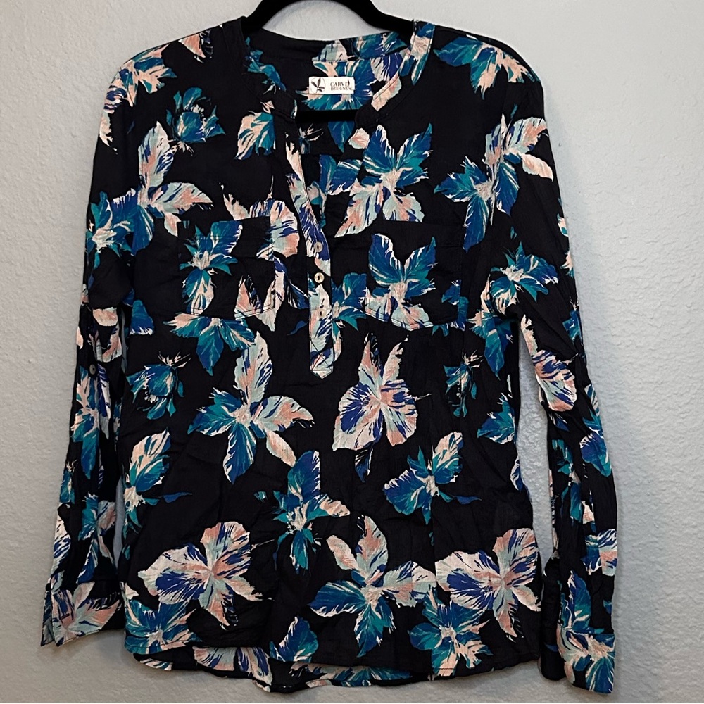 Carve Designs swimsuit coverup top • Med